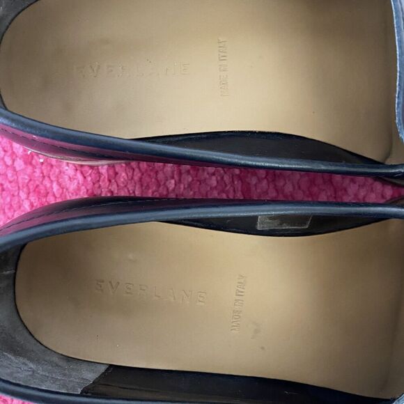 Everlane The Modern Loafer Pointed Toe Black Leather Size 8.5 - Picture 7 of 10